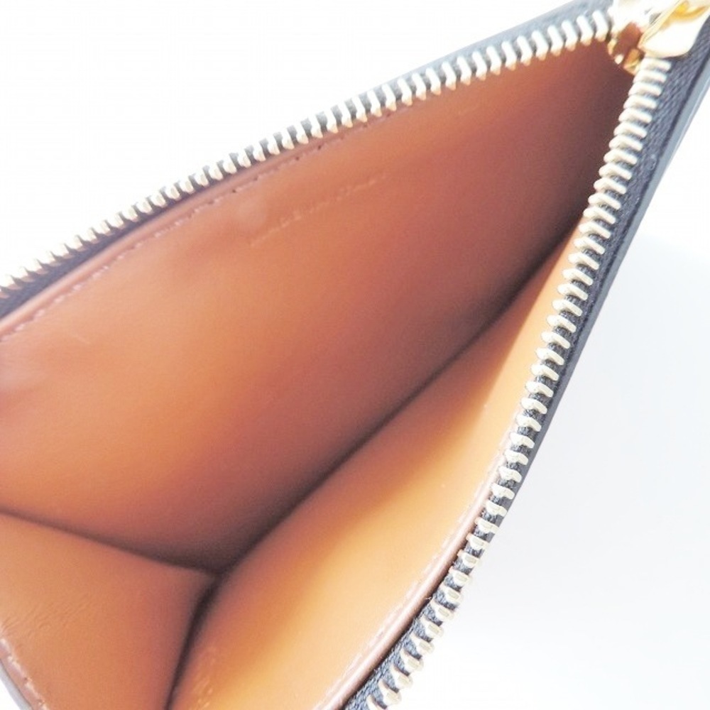 Celine Triomphe Canvas Coin Case Brown - image 3